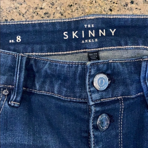 WHBM HIGH WAISTED SKINNY JEANS - Picture 5 of 5